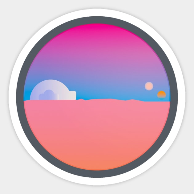 Tatooine Sticker by DASH_ans